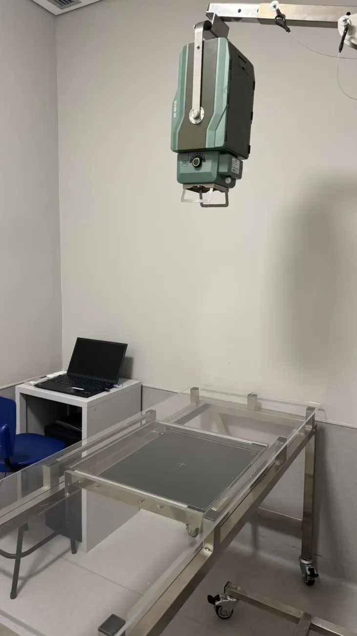 Sala de radiografia do Hospital Dog Star Essence